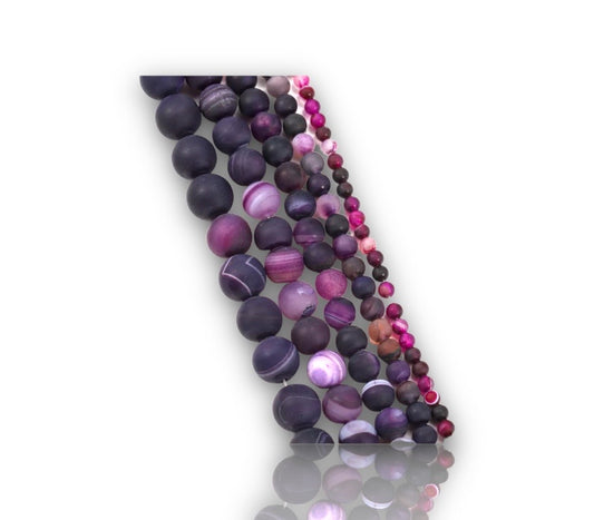 AGATA MATTE PURPLE STRIP